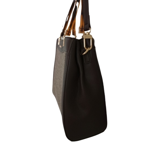 Anne Klein Espresso Vera Convertible Satchel - Picture 6 of 7